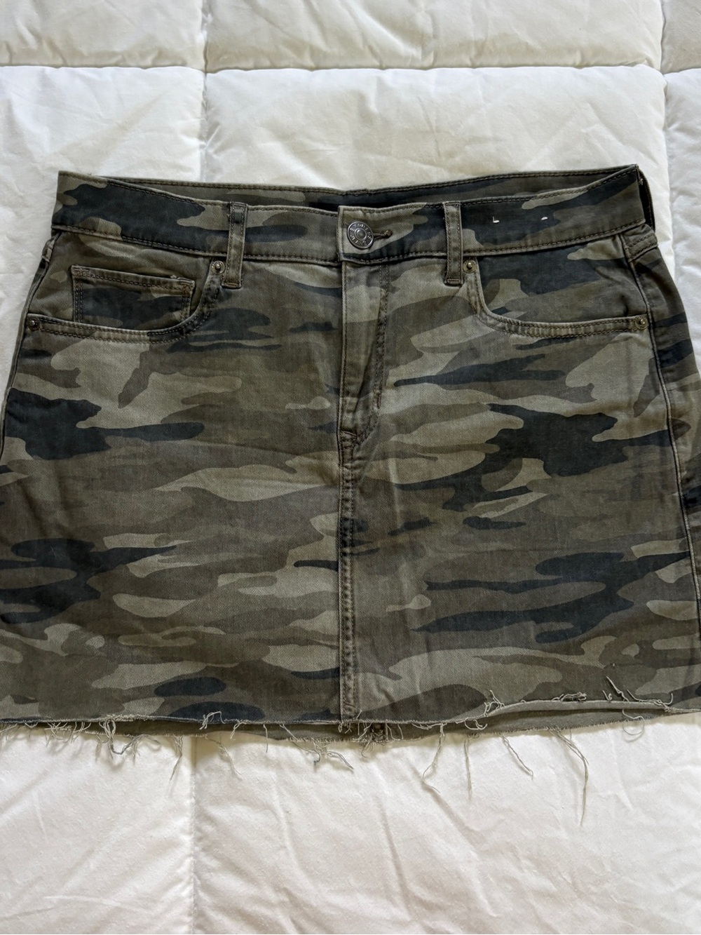 Express Camo Mini Skirt